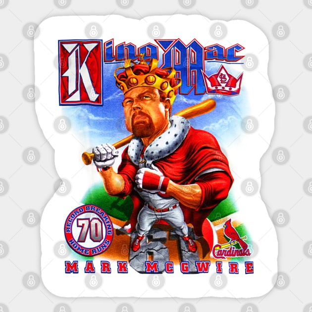 McGwire Homerun King Mac - Cardinals Baseball Sticker by nicklower